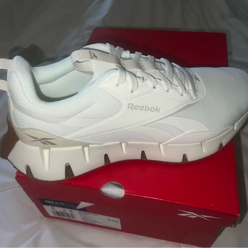 Reebok White Athletic Shoes